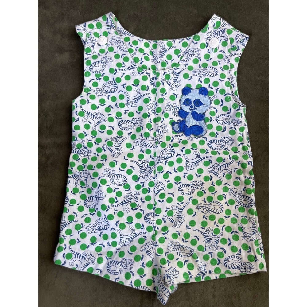 Vintage handmade Safari romper